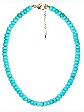 LISI LERCH 10mm Tradd Turquoise Necklace Belle of the Ball Collection NWT